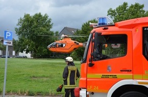 Feuerwehr Mülheim an der Ruhr: FW-MH: Schwerverletzte Person durch Kranlast