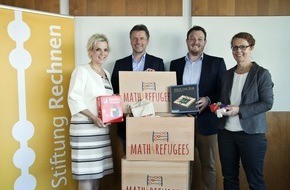 Stiftung Rechnen: Mit Freude am Rechnen Menschen verbinden - Stiftung Rechnen verteilt Math4Refugees-Willkommensboxen an Flüchtlingseinrichtungen