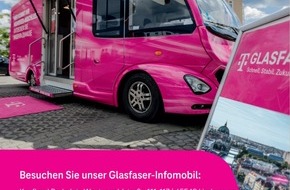 Deutsche Telekom AG: Telekom-Infomobil zum Glasfasernetz in Limburg