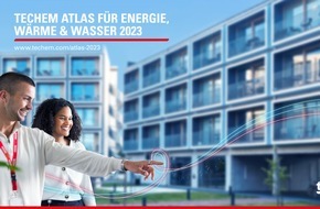 Techem GmbH: Techem Atlas für Energie, Wärme & Wasser: Die Deutschen verbrauchen 2023 weniger Heizenergie als jemals zuvor