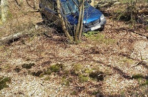 Polizeipräsidium Westpfalz: POL-PPWP: Trippstadt: Glück im Unglück