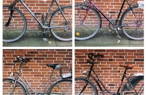 Polizeidirektion Bad Segeberg: POL-SE: Wedel - Wem gehören diese Fahrräder?