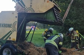 Feuerwehr Wetter (Ruhr): FW-EN: Feuerwehr Wetter rückt zum Brand einer Landmaschine aus