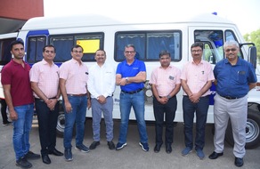 Press Release - hubergroup India supports rural areas with medical vans
