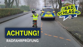 Polizei G&uuml;tersloh: POL-GT: Fahrradpr&uuml;fung an Grundschule in Kaunitz