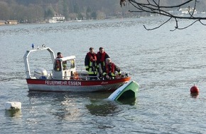 Feuerwehr Essen: FW-E: Betriebsunfall auf dem Baldeneysee