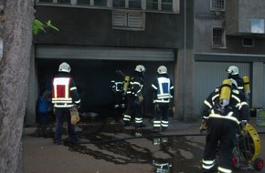 Feuerwehr Iserlohn: FW-MK: Garagenbrand in Letmathe