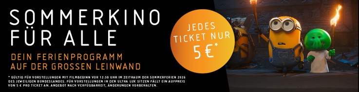 Aktionen, Angebote, Abenteuer: Sommerkino bei CinemaxX