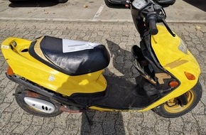 Polizei Wolfsburg: POL-WOB: Motorroller aufgefunden - Zeugen gesucht