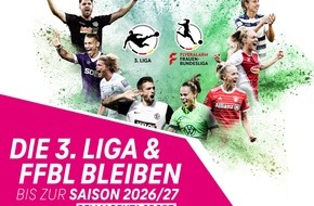 Deutsche Telekom AG: Doppelpack für MagentaSport: Telekom sichert sich Medienrechte der 3. Liga und der FLYERALARM Frauen-Bundesliga