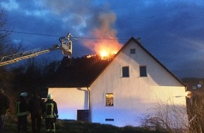 Polizeipräsidium Westpfalz: POL-PPWP: Brand im Reichenbacherhof