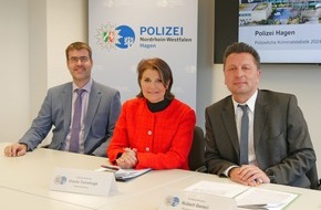 Polizei Hagen: POL-HA: Polizeiliche Kriminalstatistik 2024 - Polizei Hagen stellt die aktuellen Zahlen vor