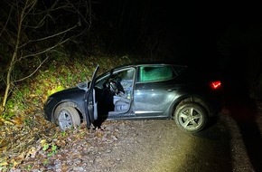 Polizeidirektion Landau: POL-PDLD: Festgefahren im Wald