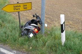 Polizei Düren: POL-DN: Rollerfahrer schwer verletzt