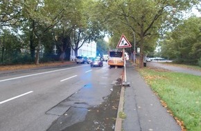Polizeipräsidium Rheinpfalz: POL-PPRP: Verkehrsunfall mit verletzter Fußgängerin im Berufsverkehr