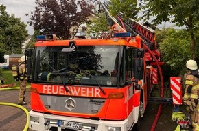 Feuerwehr Bergisch Gladbach: FW-GL: Zwei Blitzeinschl&auml;ge in Bergisch Gladbach verursachen erhebliche Sch&auml;den