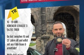 Polizeipräsidium Trier: POL-PPTR: Landesweite Crime Night - auch in Trier