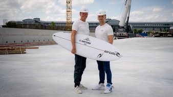 Pressemitteilung: o2 SURFTOWN MUC - o2 Telefónica wird namensgebender Partner für Europas spektakulärsten Surfpark