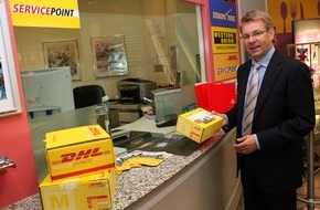 DHL Express (Schweiz) AG: DHL Express eröffnet den 100. Servicepoint der Schweiz: Autobahn-Raststätte Pratteln bietet neu Paket- und Dokumentenaufgabe an