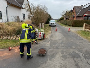FW Flotwedel: &Ouml;lspur sorgt f&uuml;r Einsatz am Neujahrstag