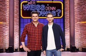 ARD Das Erste: Spaß-Reporter Fabian Köster und Lutz van der Horst bei "Wer weiß denn sowas?" - Das Wissensquiz vom 10. bis 14. Februar 2025, um 18:00 Uhr im Ersten