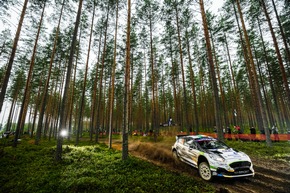 Rang drei in Finnland mit dem Puma Hybrid Rally1: M-Sport Ford freut sich über den vierten Podesterfolg des Jahres