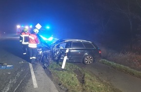 Polizeiinspektion Rotenburg: POL-ROW: ++ Unfall bei Nebel - Drei Menschen verletzt ++