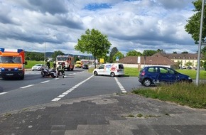 Polizeiinspektion Hildesheim: POL-HI: Verkehrsunfall mit schwer verletztem Motorradfahrer