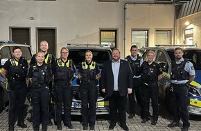 Kreispolizeibeh&ouml;rde Soest: POL-SO: Landrat begleitet Nachtschicht der Polizeiwache