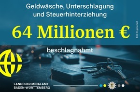 Landeskriminalamt Baden-W&uuml;rttemberg: LKA-BW: Taskforce Finanzkriminalit&auml;t beschlagnahmt Kryptow&auml;hrung im Wert von rund 64 Millionen Euro