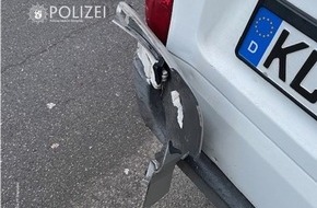 Polizeipräsidium Westpfalz: POL-PPWP: Parkendes Auto gerammt und weitergefahren