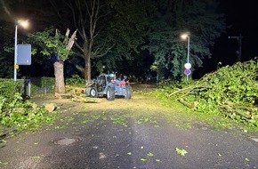 Freiwillige Feuerwehr &Uuml;berlingen: FW &Uuml;berlingen: Zahlreiche Eins&auml;tze nach unwetterartigem Starkregenereignis in &Uuml;berlingen / mehrere Unwettereins&auml;tze in kurzer zeitlicher Abfolge