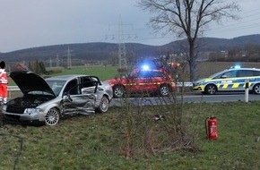 Polizei Minden-Lübbecke: POL-MI: Alkoholisierter Autofahrer verliert Kontrolle über seinen Wagen