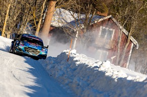 Ott Tänak und M-Sport Ford feiern sensationellen Sieg bei der WM-Rallye Schweden