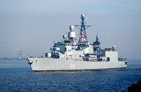 Presse- und Informationszentrum Marine: Deutsche Marine - Pressemeldung: Fregatte "Augsburg" verlässt Wilhelmshaven in Richtung Djibouti