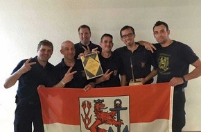 Feuerwehr Düsseldorf: FW-D: Höhenretter aus Düsseldorf sind Vizemeister