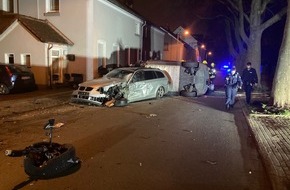 Feuerwehr Oberhausen: FW-OB: Sieben beschädigte Fahrzeuge nach Verkehrsunfall