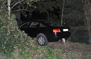 Polizeiinspektion Nienburg / Schaumburg: POL-NI: Trunkenheitsfahrt endet im Vorgarten