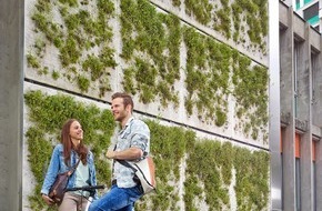 Creabeton Matériaux AG: Des façades vertes pour un climat urbain sain