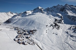 Bergbahnen Kühtai GmbH & Co Kg: Kühtai ist Hotspot der Snowsport Industries of Great Britain -  Internationale Medien und Topmarken auf 2.020 Metern - BILD