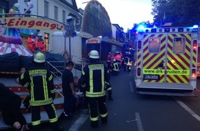 Feuerwehr Haan: FW-HAAN: Großübung zur Haaner Kirmes