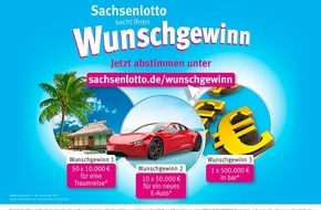 Sächsische Lotto-GmbH: Erstmalig bei Sachsenlotto: Kunden entscheiden über Gewinnplan
