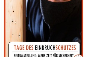 Polizei Münster: POL-MS: Landesweite Aktionstage zum Thema Einbruchschutz - "Riegel vor"