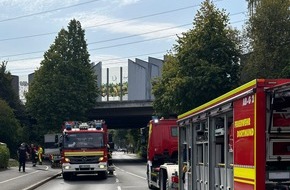 Feuerwehr Dortmund: FW-DO: ABC-Einsatz in Dortmund Brackel sorgt für Straßensperrung