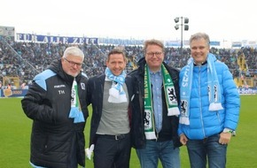 die Bayerische: Wir sind gekommen, um zu bleiben: Die Bayerische verlängert Hauptsponsor-Vertrag beim TSV 1860 München vorzeitig bis 2027