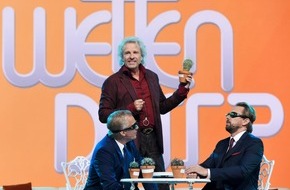 ZDF: "Wir lieben Fernsehen! - Unsere größten TV-Momente" / ZDF-Show mit Johannes B. Kerner und Steven Gätjen (FOTO)