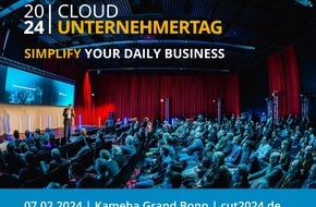 Scopevisio AG: Der Cloud Unternehmertag der Scopevisio AG findet am 7. Februar 2024 im Kameha Grand Bonn statt / Über Hyperautomation, intelligente Unternehmen und den Einsatz von KI im Mittelstand