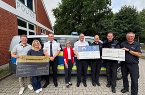 Polizeidirektion L&uuml;beck: POL-HL: Ostholstein - Gr&ouml;mitz Beachvolleyballturnier der Polizeidirektion L&uuml;beck erzielt erneut Spendenerl&ouml;s f&uuml;r den guten Zweck
