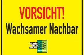 Polizeipräsidium Westpfalz: POL-PPWP: Vorsicht! Wachsamer Nachbar - 20-Jähriger festgenommen