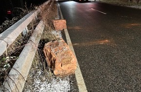 Polizeiinspektion Oppenheim: POL-PIOPP: Felsbruch auf der L431
